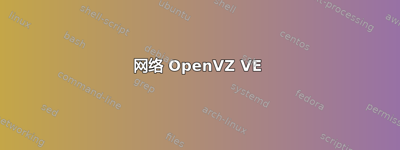 网络 OpenVZ VE