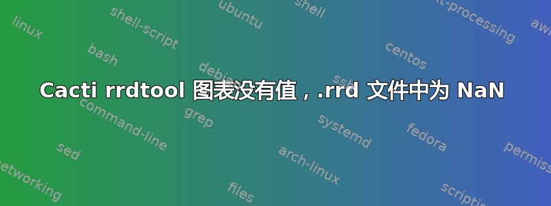 Cacti rrdtool 图表没有值，.rrd 文件中为 NaN