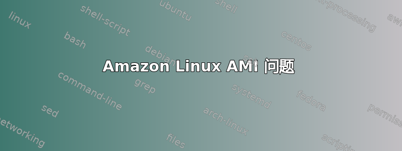 Amazon Linux AMI 问题