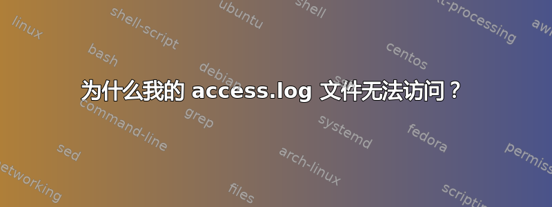 为什么我的 access.log 文件无法访问？