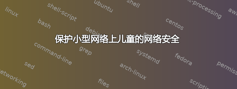 保护小型网络上儿童的网络安全