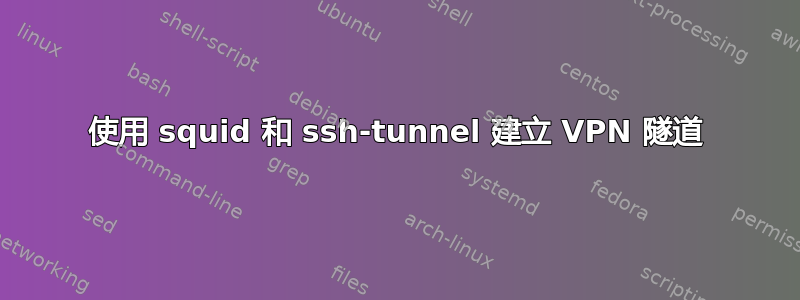 使用 squid 和 ssh-tunnel 建立 VPN 隧道