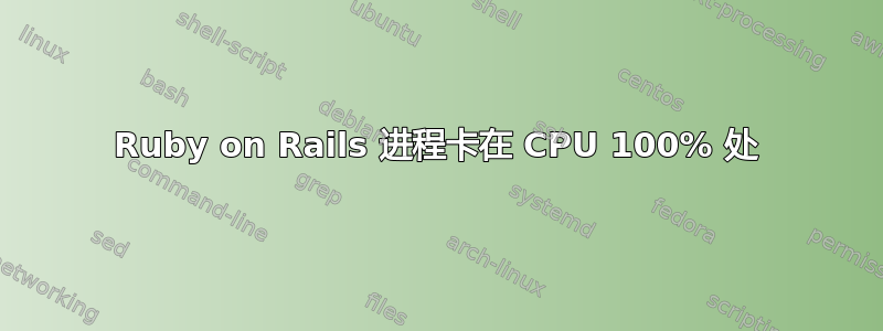 Ruby on Rails 进程卡在 CPU 100% 处