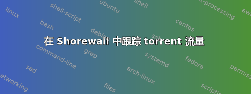 在 Shorewall 中跟踪 torrent 流量