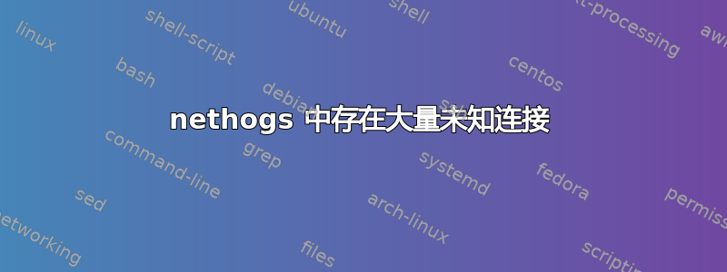 nethogs 中存在大量未知连接