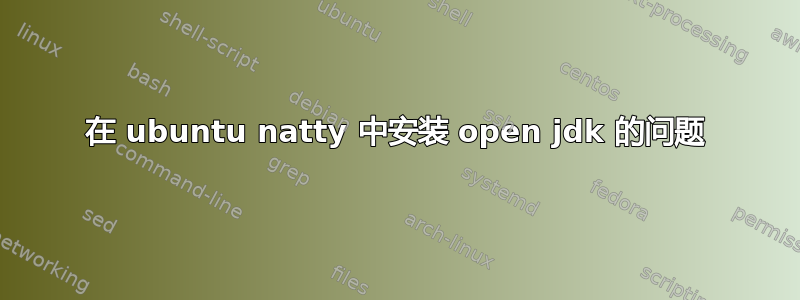 在 ubuntu natty 中安装 open jdk 的问题