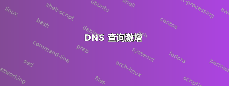 DNS 查询激增