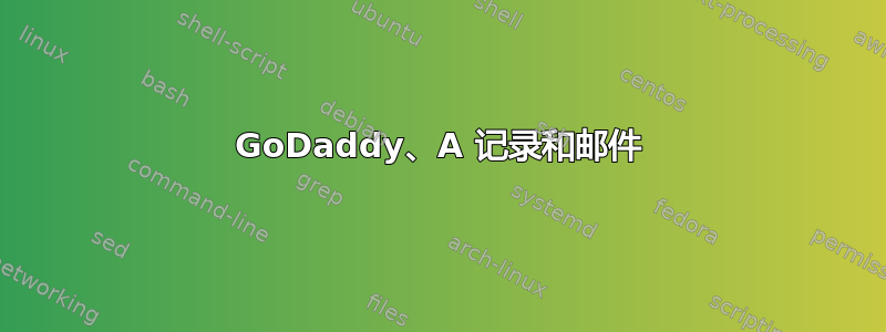 GoDaddy、A 记录和邮件