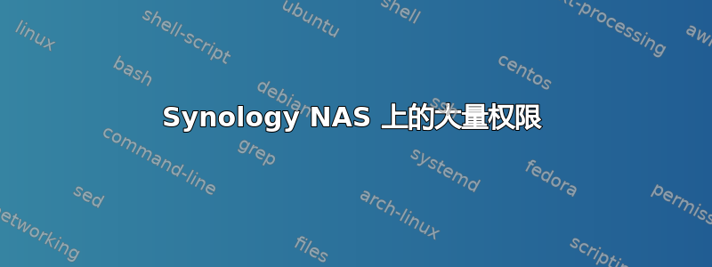 Synology NAS 上的大量权限