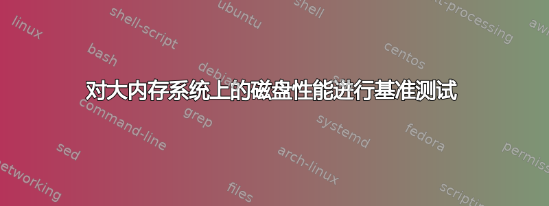 对大内存系统上的磁盘性能进行基准测试