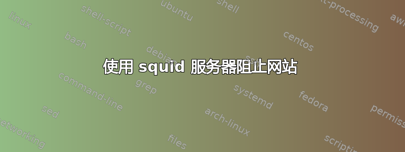 使用 squid 服务器阻止网站