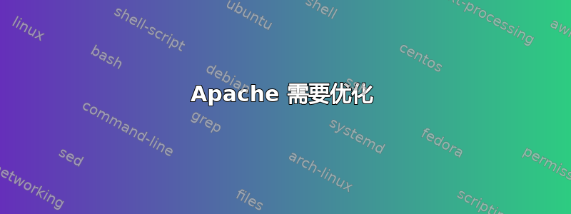 Apache 需要优化