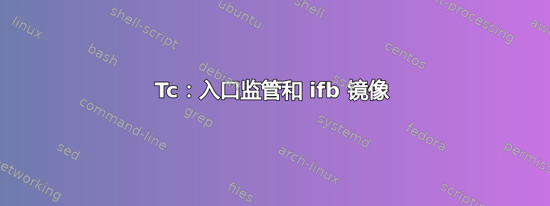 Tc：入口监管和 ifb 镜像