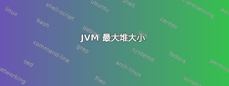 JVM 最大堆大小