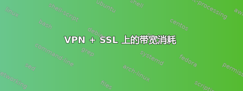 VPN + SSL 上的带宽消耗