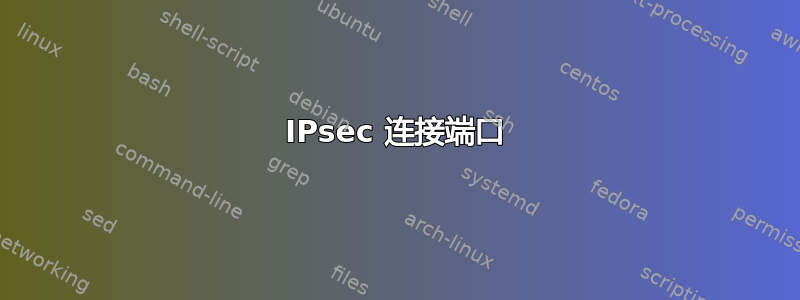 IPsec 连接端口