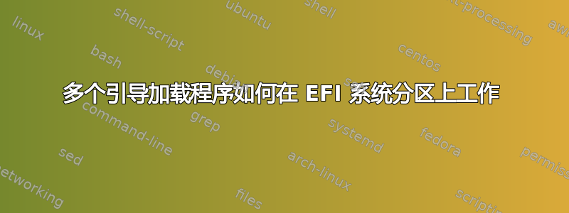 多个引导加载程序如何在 EFI 系统分区上工作