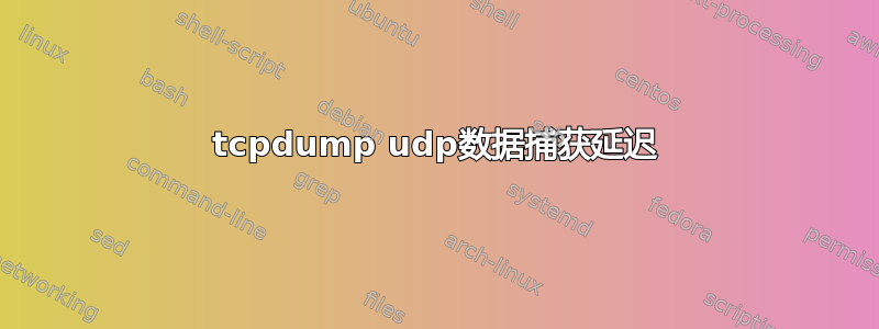 tcpdump udp数据捕获延迟