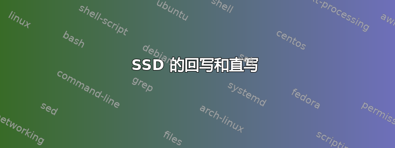 SSD 的回写和直写