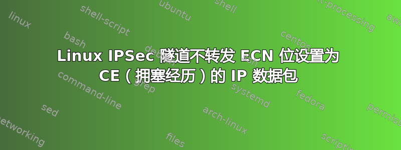 Linux IPSec 隧道不转发 ECN 位设置为 CE（拥塞经历）的 IP 数据包