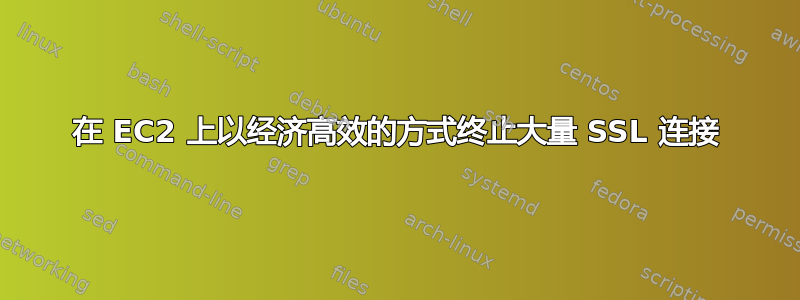 在 EC2 上以经济高效的方式终止大量 SSL 连接