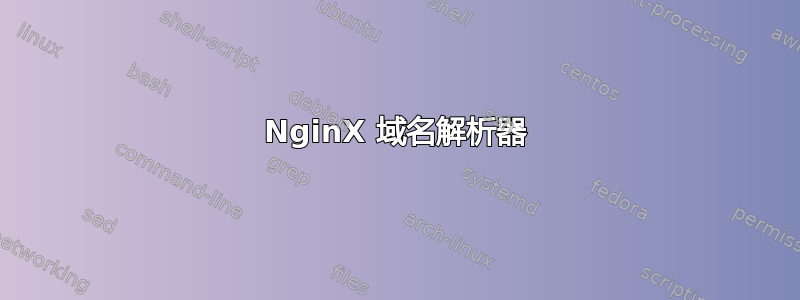 NginX 域名解析器