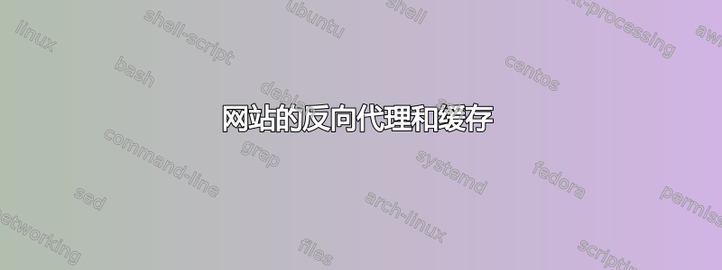 网站的反向代理和缓存