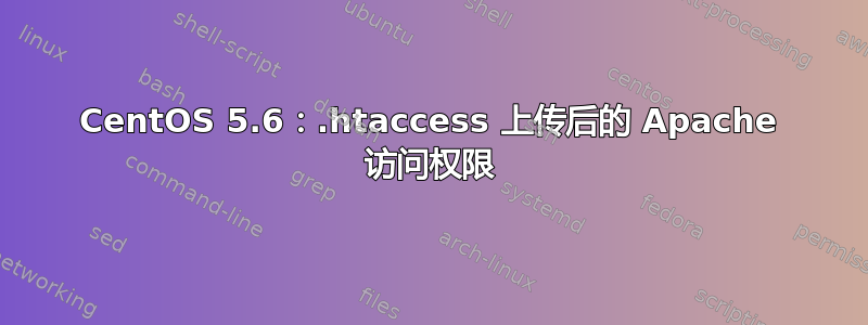 CentOS 5.6：.htaccess 上传后的 Apache 访问权限