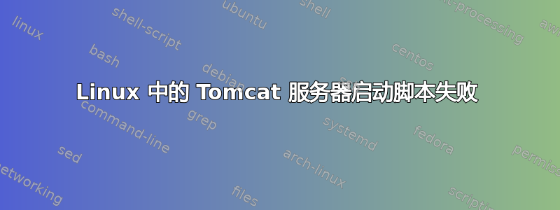 Linux 中的 Tomcat 服务器启动脚本失败