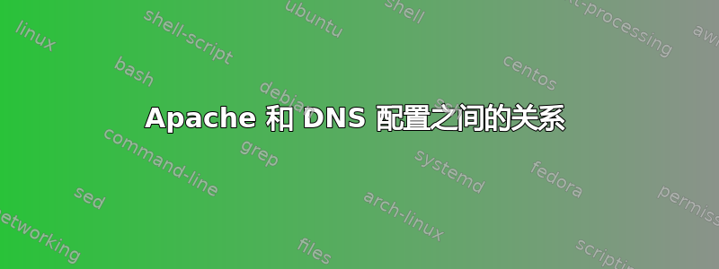 Apache 和 DNS 配置之间的关系