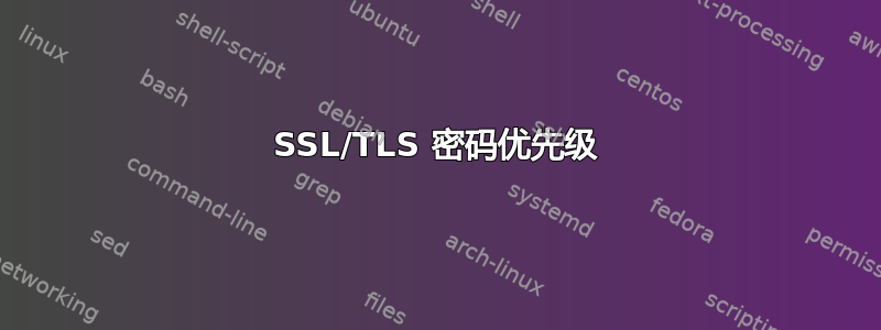 SSL/TLS 密码优先级