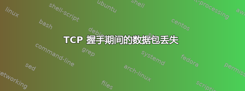 TCP 握手期间的数据包丢失