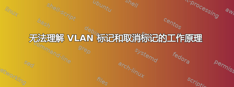 无法理解 VLAN 标记和取消标记的工作原理