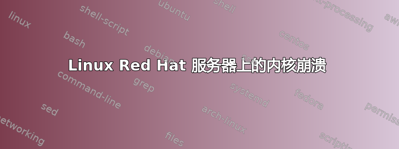 Linux Red Hat 服务器上的内核崩溃