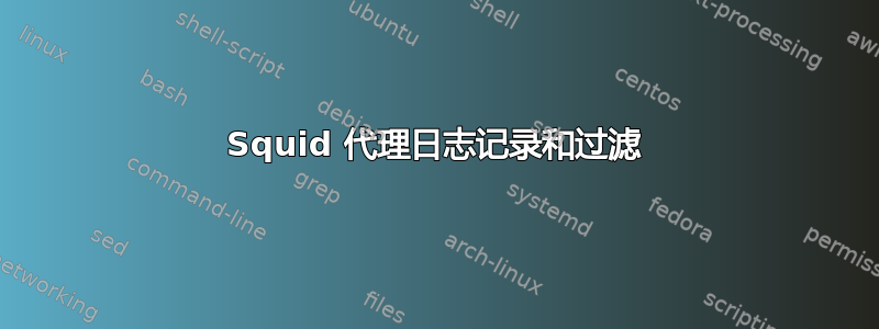 Squid 代理日志记录和过滤