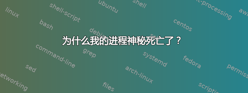 为什么我的进程神秘死亡了？