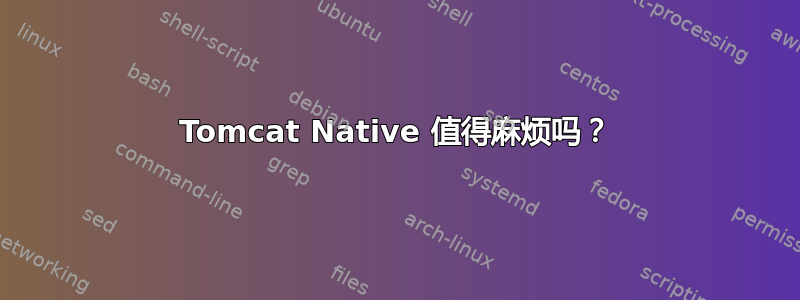 Tomcat Native 值得麻烦吗？