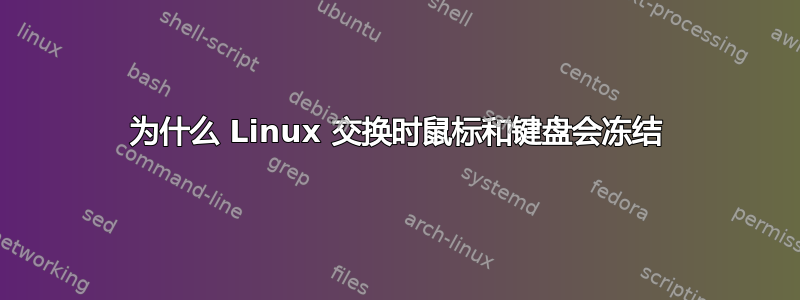 为什么 Linux 交换时鼠标和键盘会冻结