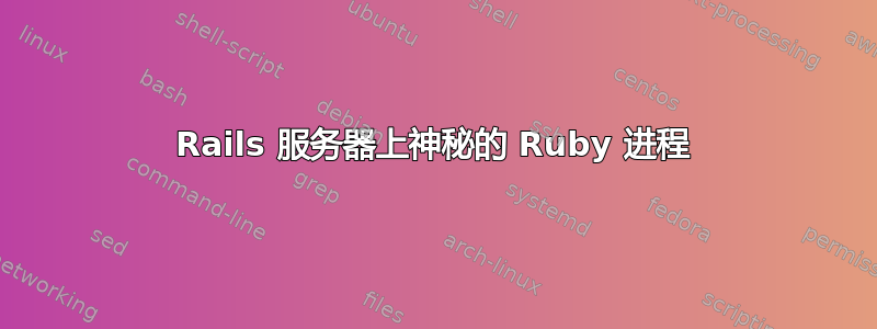 Rails 服务器上神秘的 Ruby 进程