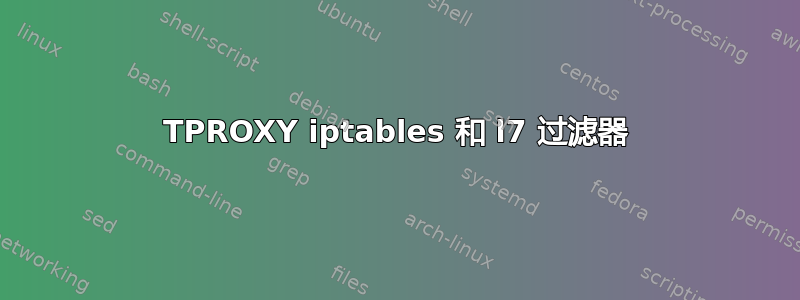 TPROXY iptables 和 l7 过滤器