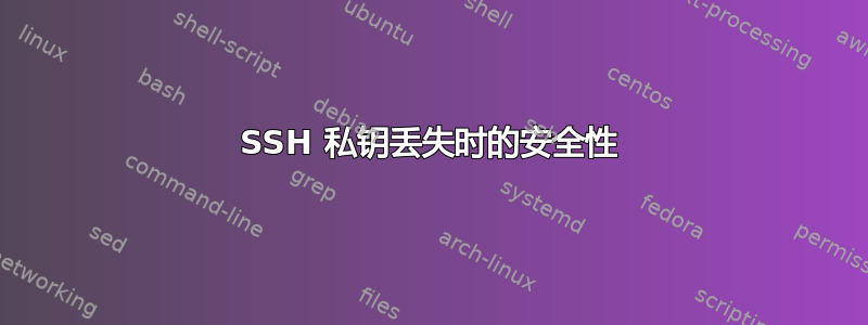 SSH 私钥丢失时的安全性