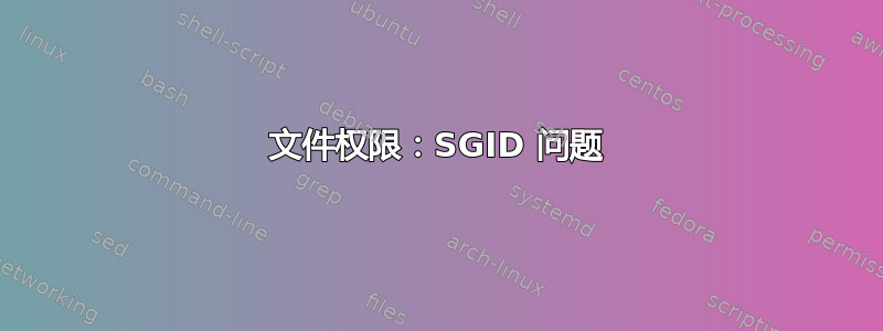 文件权限：SGID 问题