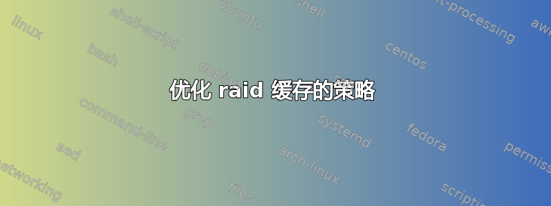 优化 raid 缓存的策略