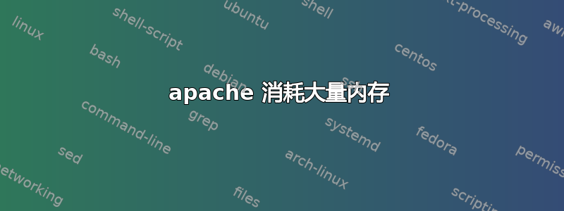 apache 消耗大量内存