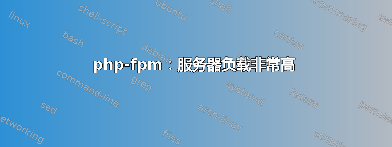 php-fpm：服务器负载非常高