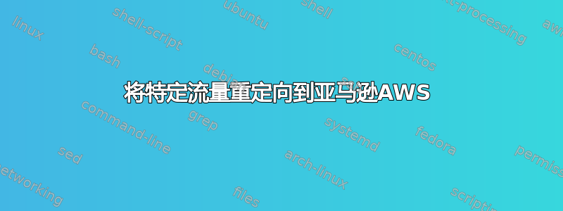 将特定流量重定向到亚马逊AWS