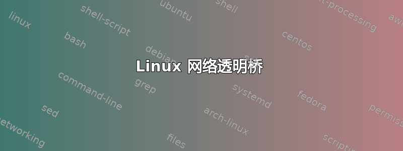 Linux 网络透明桥