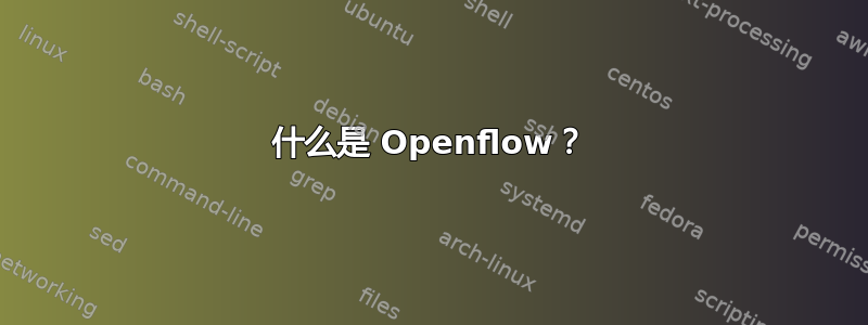 什么是 Openflow？