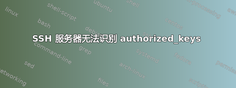 SSH 服务器无法识别 authorized_keys