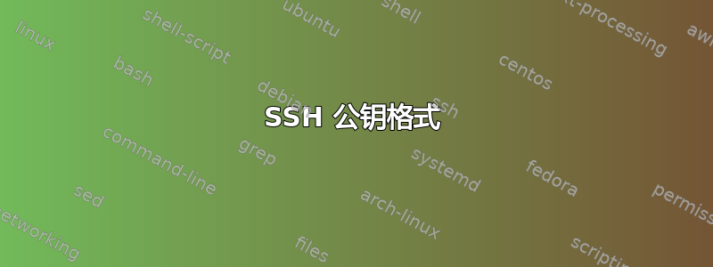 SSH 公钥格式